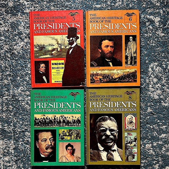 Hardcovers American Heritage Presidents Book Set Vintage Complete Volumes 1–12 - Picture 6 of 14